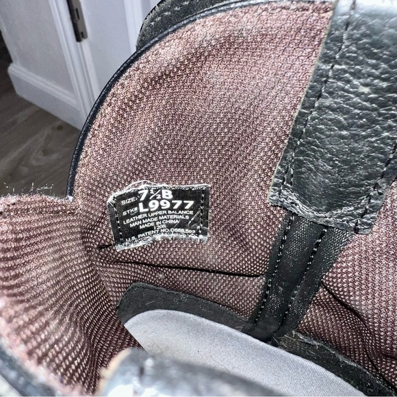 Justin Gypsy Mandra Women’s Black Suede and Leather Boots size 7.5B - Picture 8 of 12